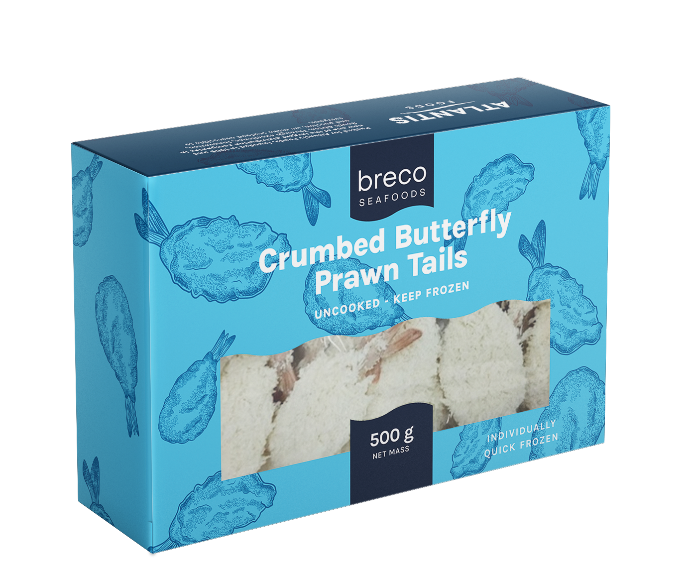 Crumbed Butterfly Prawns Tails 1kg