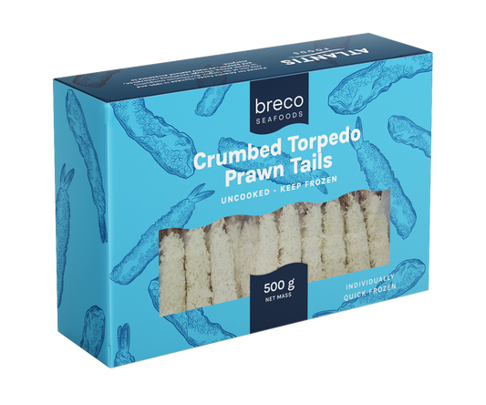 Crumbed Torpedo Prawns 1Kg