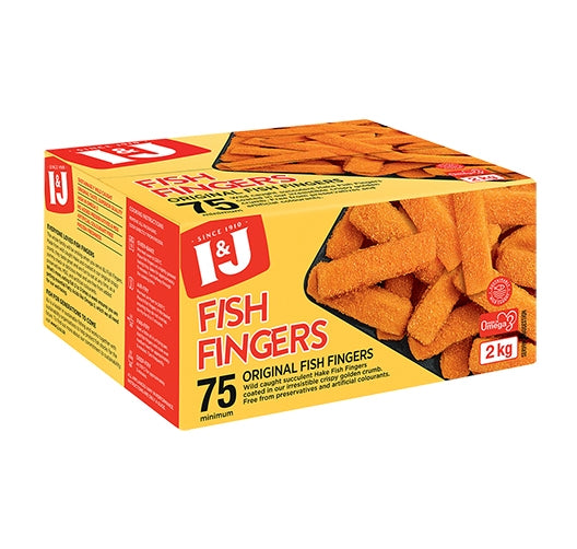 Fish Fingers 2kg (75 Pieces) I&J
