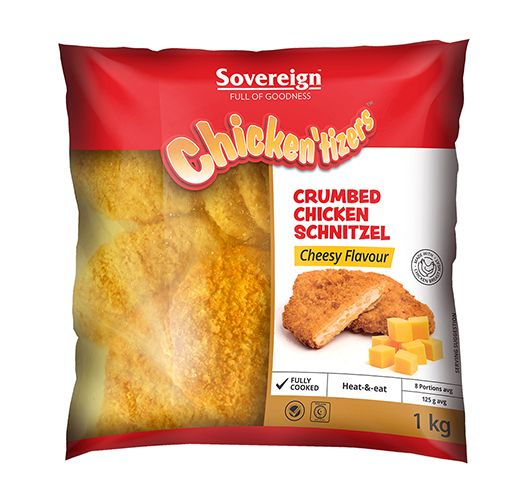 Crumbed Chicken Schnitzel (Cheesy) 1KG