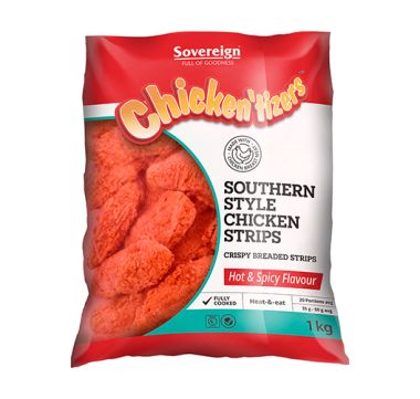 Crumbed Chicken Strips (Hot & Spicy) 1KG
