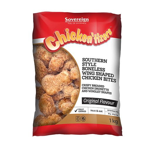 Crumbed Boneless Winged Shaped Chicken Bites 1KG